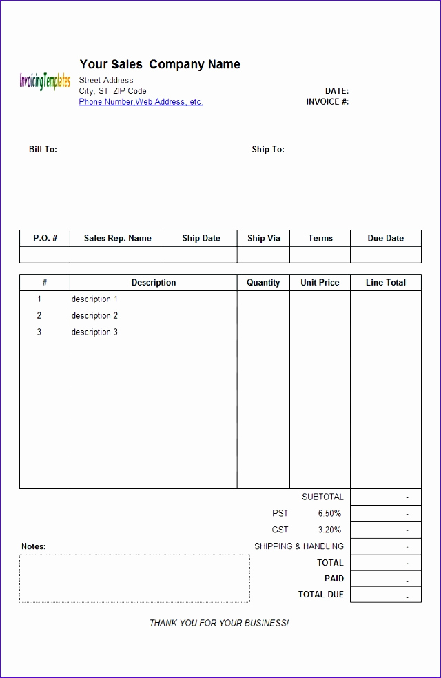 Excel Invoice Template 2003 New 7 Excel 2003 Invoice Template Exceltemplates