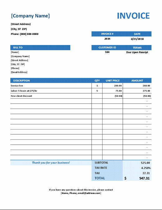 Excel Invoice Template 2003 Unique Invoices Fice