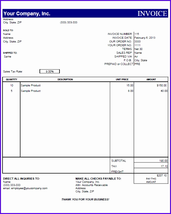Excel Invoice Template Mac Inspirational 12 Excel Templates Mac Exceltemplates Exceltemplates