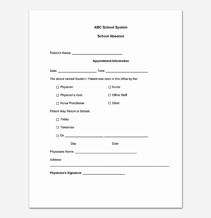 Fake Doctor Note Template Luxury 40 Fake Doctors Note for Work Template Download Pdf Doc