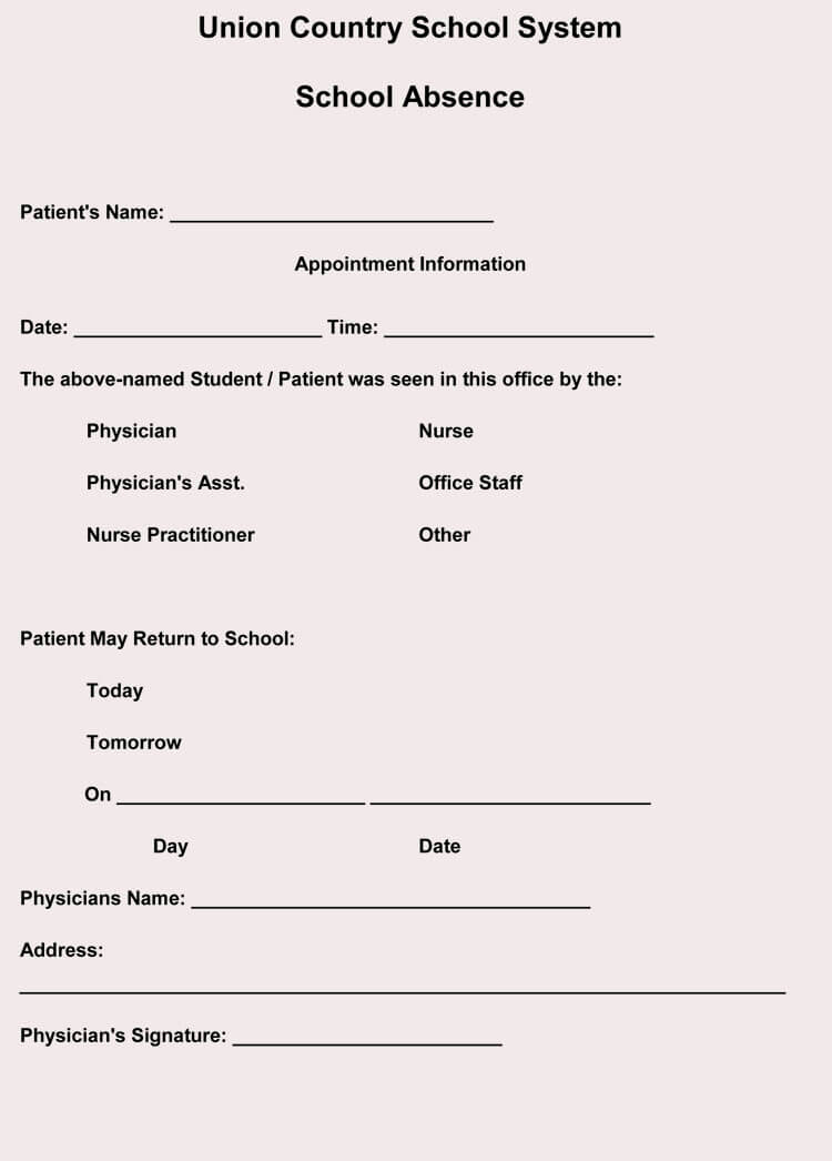 Fake Doctor Note Template Unique Creating Fake Doctor S Note Excuse Slip 12 Templates