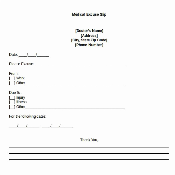 Fake Doctors Note Template Pdf Inspirational Sample Doctor Note 30 Free Documents In Pdf Word