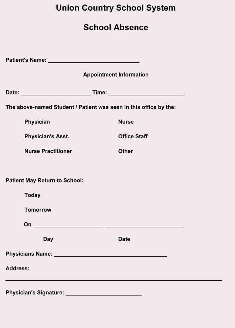 Fake Hospital Note Template Awesome Creating Fake Doctor S Note Excuse Slip 12 Templates