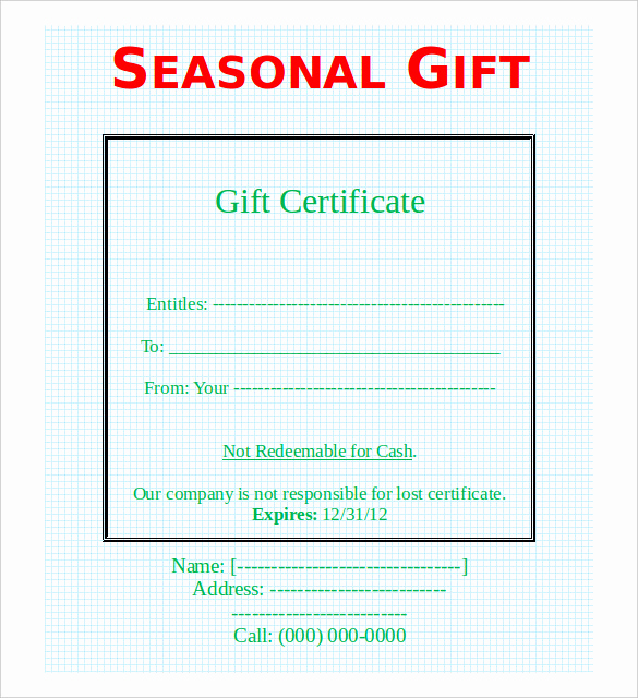 Fancy Gift Certificate Template Elegant 41 Sample Certificate Templates Pdf Doc