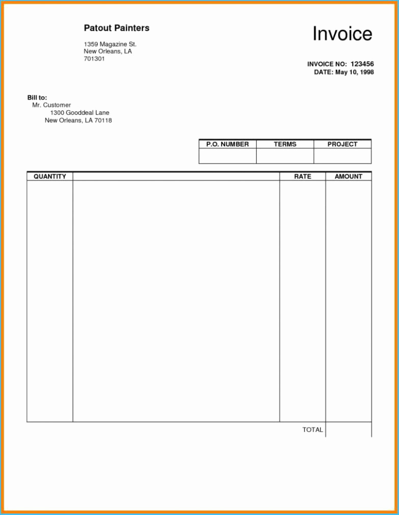 Fillable Invoice Template Pdf Beautiful Invoice Fillable Pdf