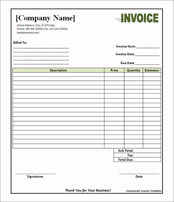 Fillable Invoice Template Pdf Best Of Invoice Template Pdf