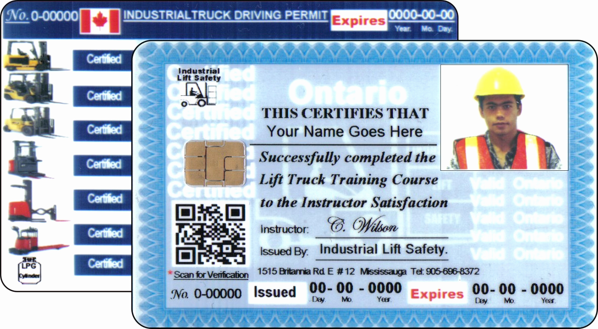 Forklift Certificate Template Free Beautiful Industrial forklift Safety