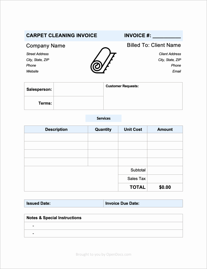 Free Cleaning Invoice Template Fresh Free Carpet Cleaning Invoice Template Pdf Word