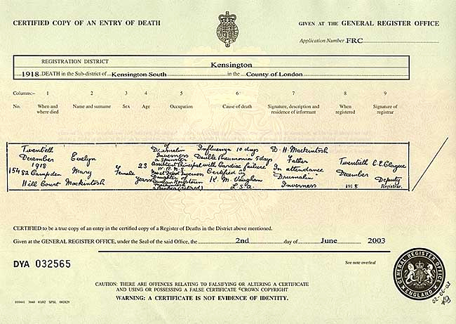 Free Death Certificate Template Best Of Death Certificate Uk