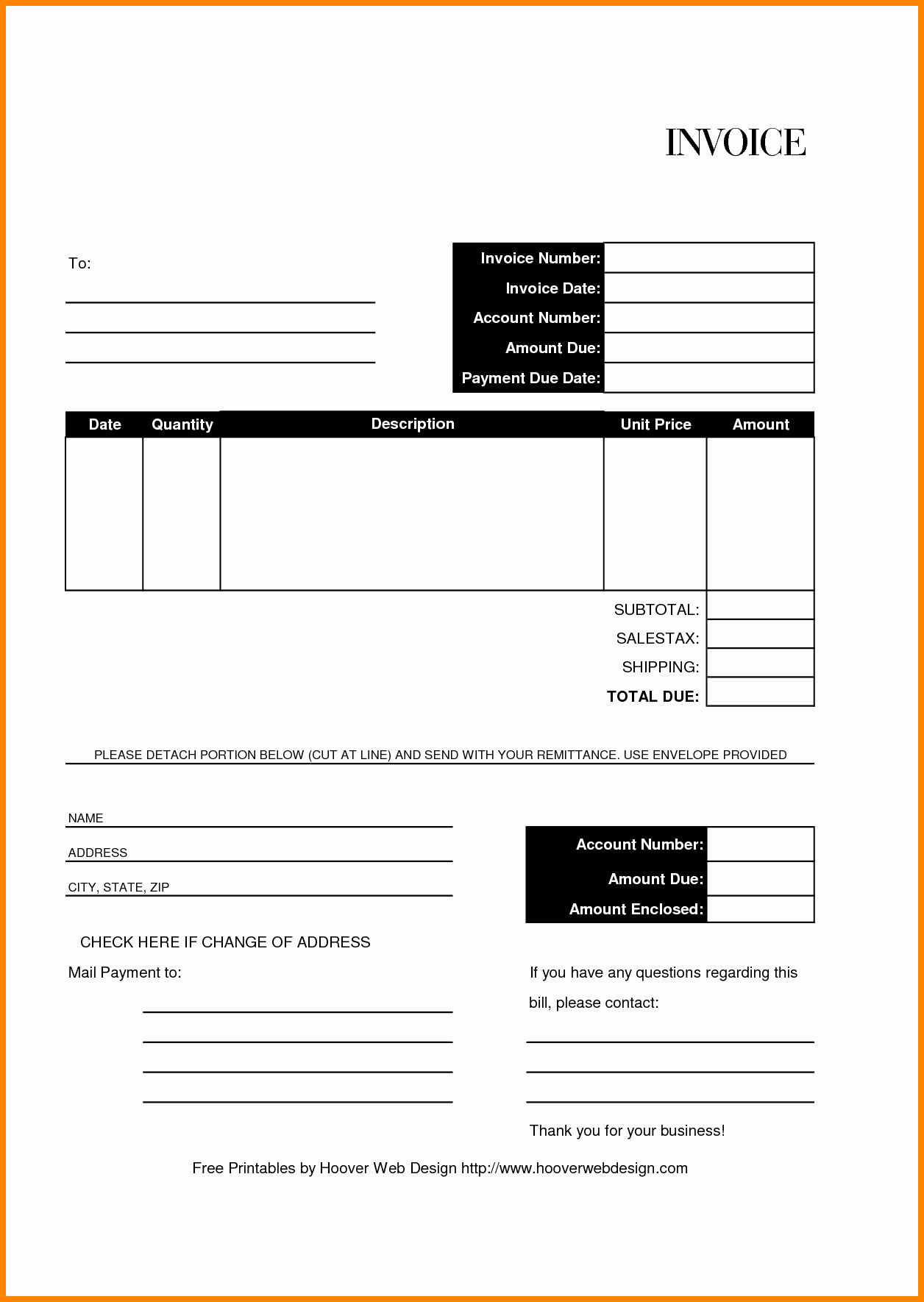 Free Editable Invoice Template Best Of 9 Billing Invoice Template Pdf