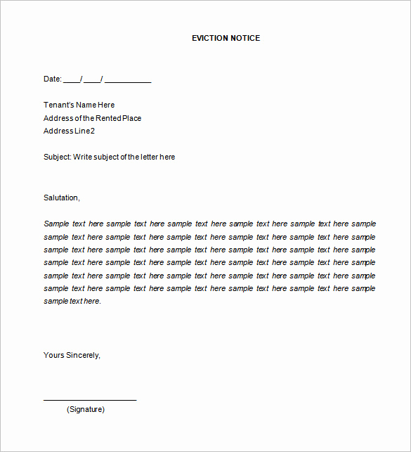 Free Eviction Notice Template Texas Beautiful Free Printable Eviction Notice Template
