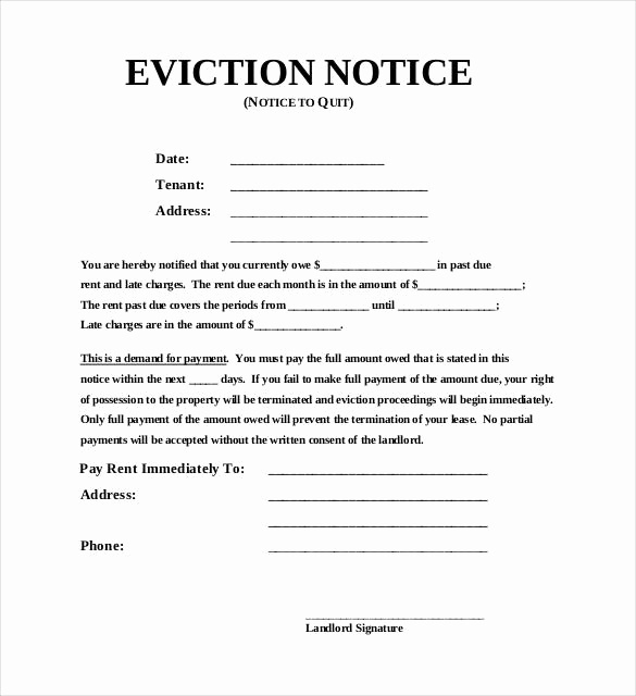 Free Eviction Notice Template Texas New 38 Eviction Notice Templates Pdf Google Docs Ms Word