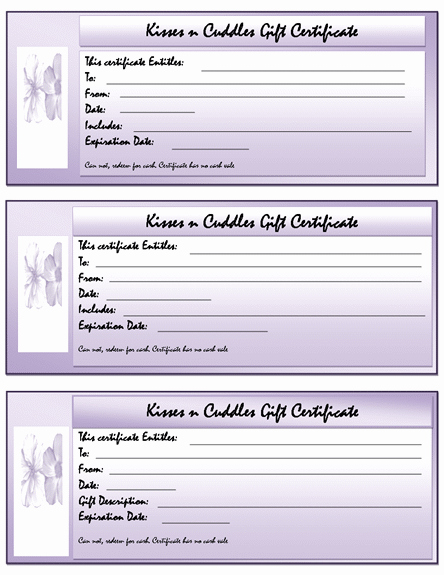 Free Gift Certificate Template Printable Inspirational Free Gift Certificate Templates – Microsoft Word Templates