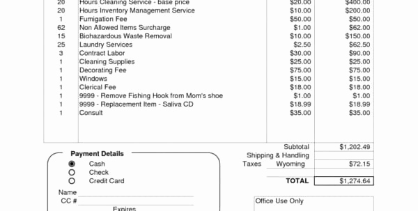 Free Handyman Invoice Template Luxury Printable Handyman Invoice Handyman Invoice Spreadsheet