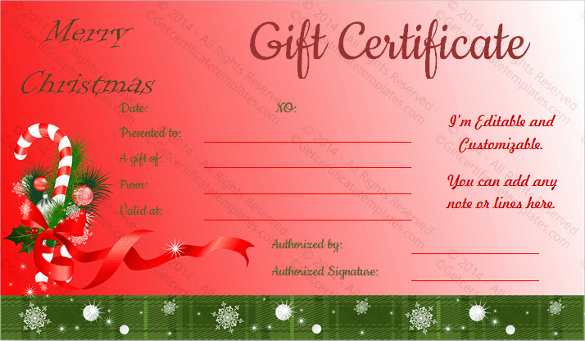 Free Holiday Gift Certificate Template Beautiful 28 Holiday Gift Certificate Templates Psd Word Ai