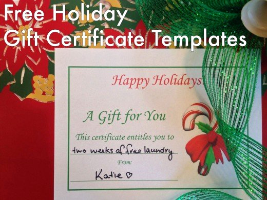 Free Holiday Gift Certificate Template Best Of Free Holiday Gift Certificates Templates to Print