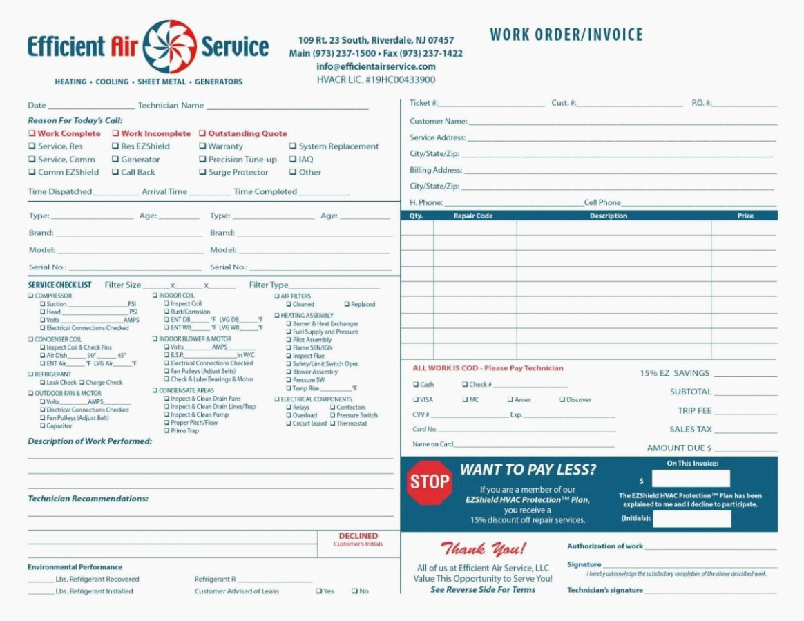 Free Hvac Invoice Template Inspirational Here S What No E Tells