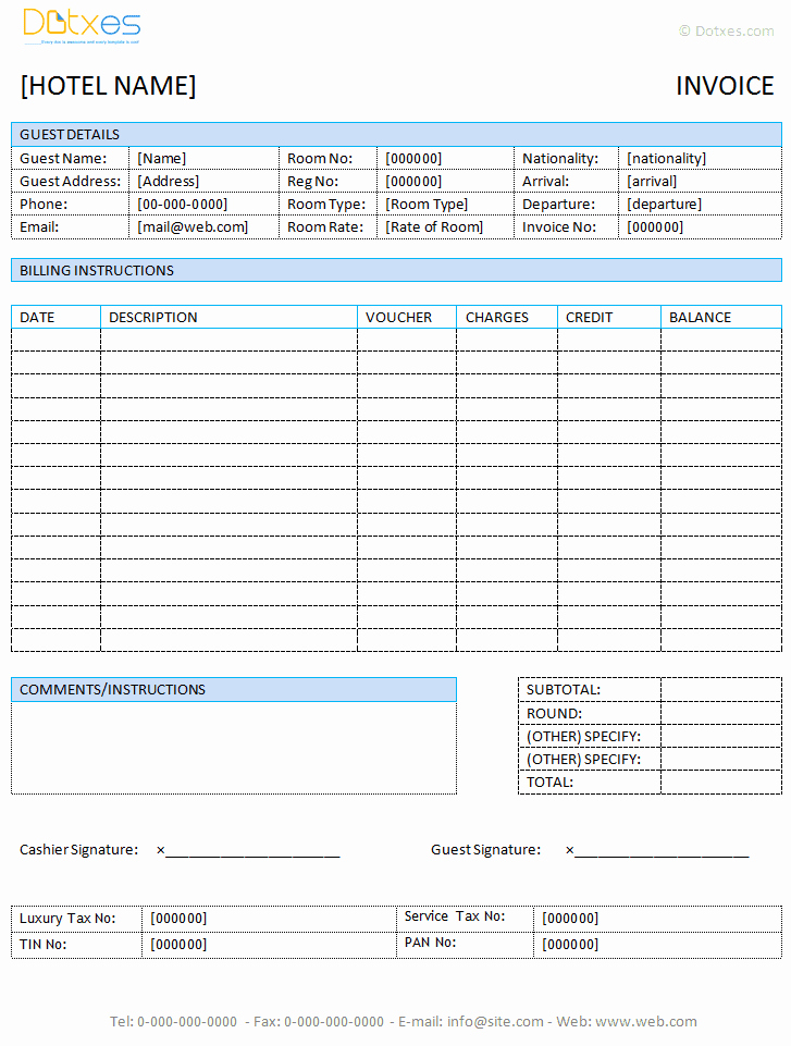 Free Invoice Template Microsoft Word Fresh Free Invoice Template for Word Excel Open Fice and