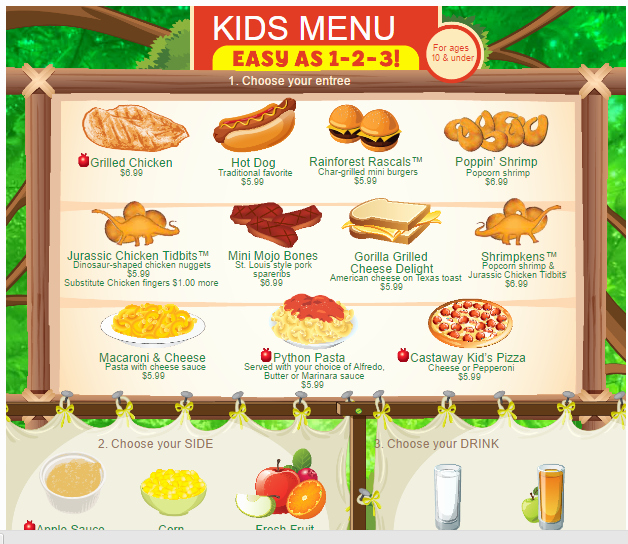 Free Kid Menu Template Unique Menu Templates