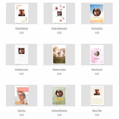 Free Memorial Program Template Download Beautiful Our Favorite Actually Free Funeral Program Templates