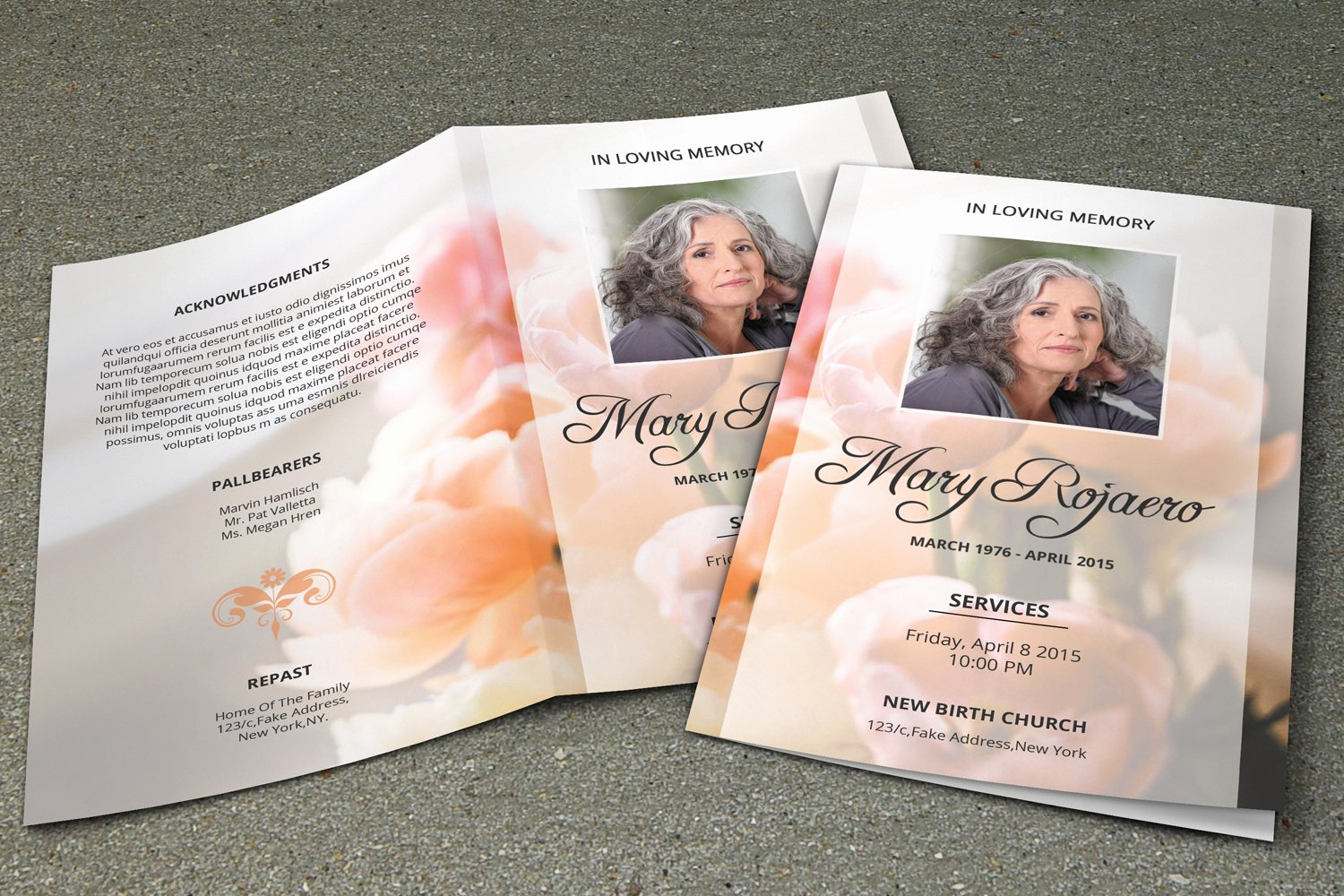 Free Memorial Program Template Download Best Of Funeral Program Template V195 Brochure Templates