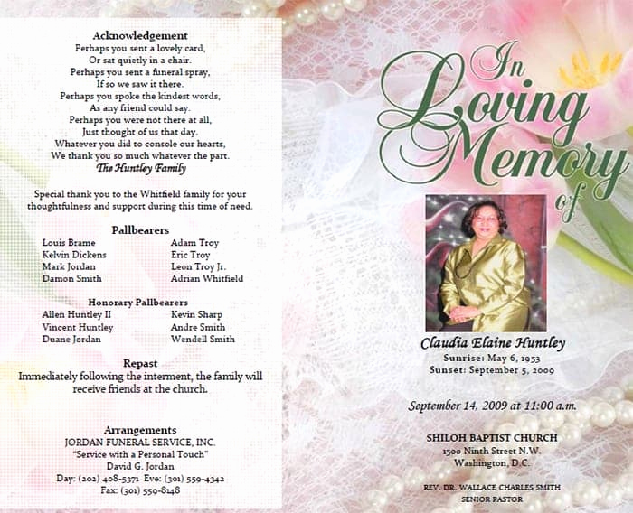 Free Memorial Program Template Download New 8 Free Funeral Program Templates Word Excel Pdf formats