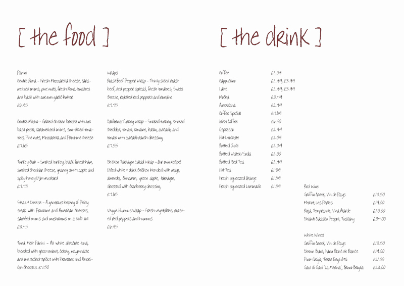 Free Menu Template Word New 21 Free Free Restaurant Menu Templates Word Excel formats