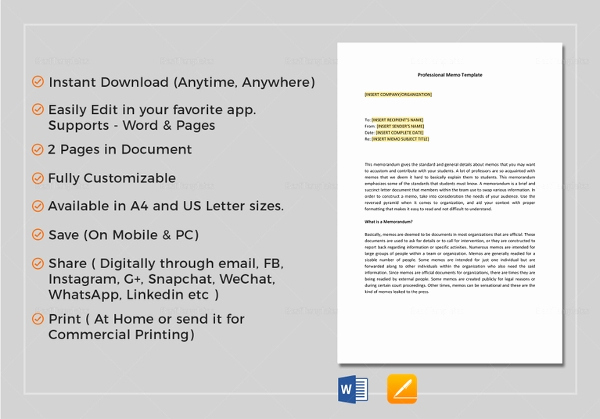 Free Offering Memorandum Template Best Of 18 Memorandum Templates Doc Pdf