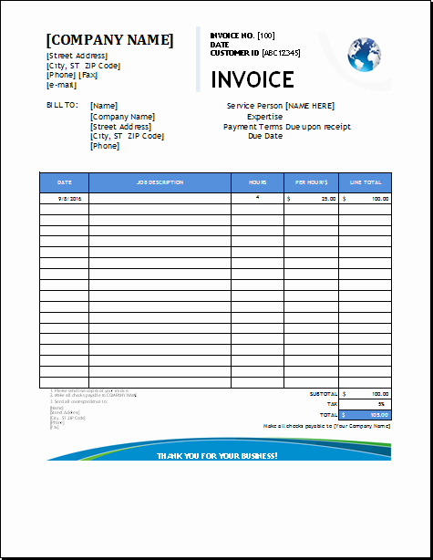 Free Plumbing Invoice Template Beautiful Plumbing Services Invoice Template