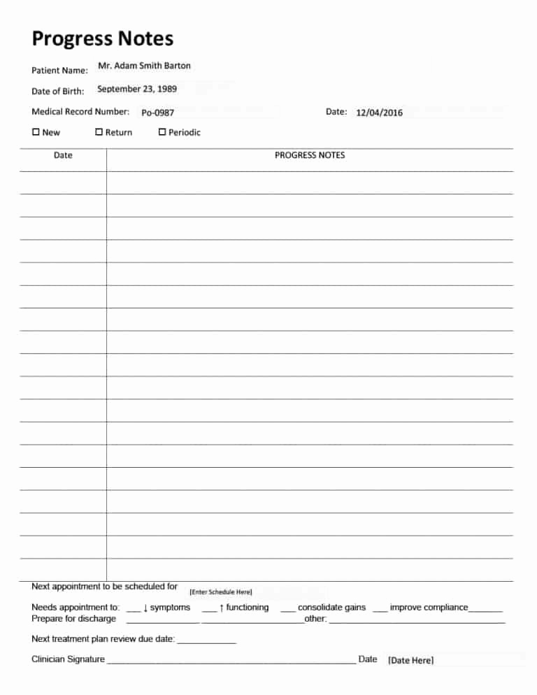 Free Psychotherapy Progress Note Template Fresh 43 Progress Notes Templates [mental Health Psychotherapy