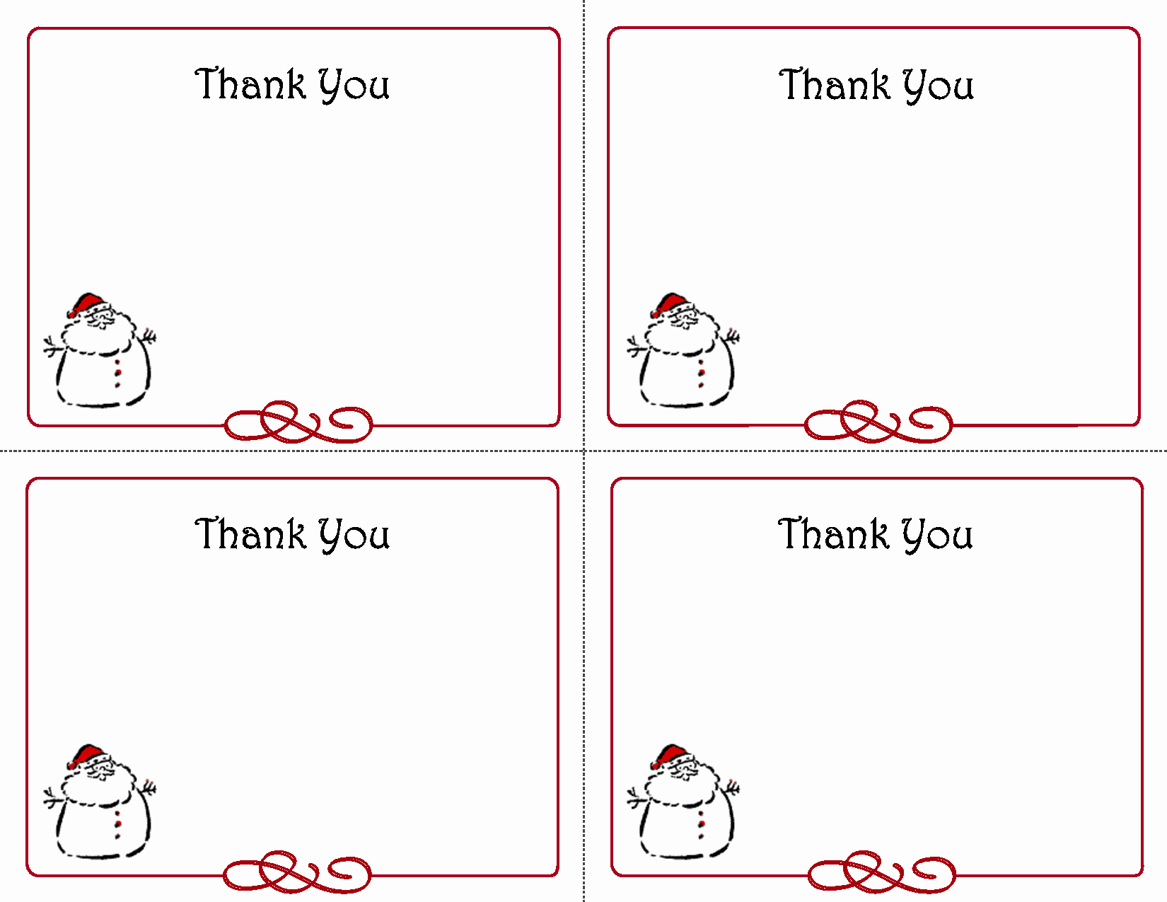 Free Thank You Note Template Awesome 5 Best Of Free Printables Thank You Card Template