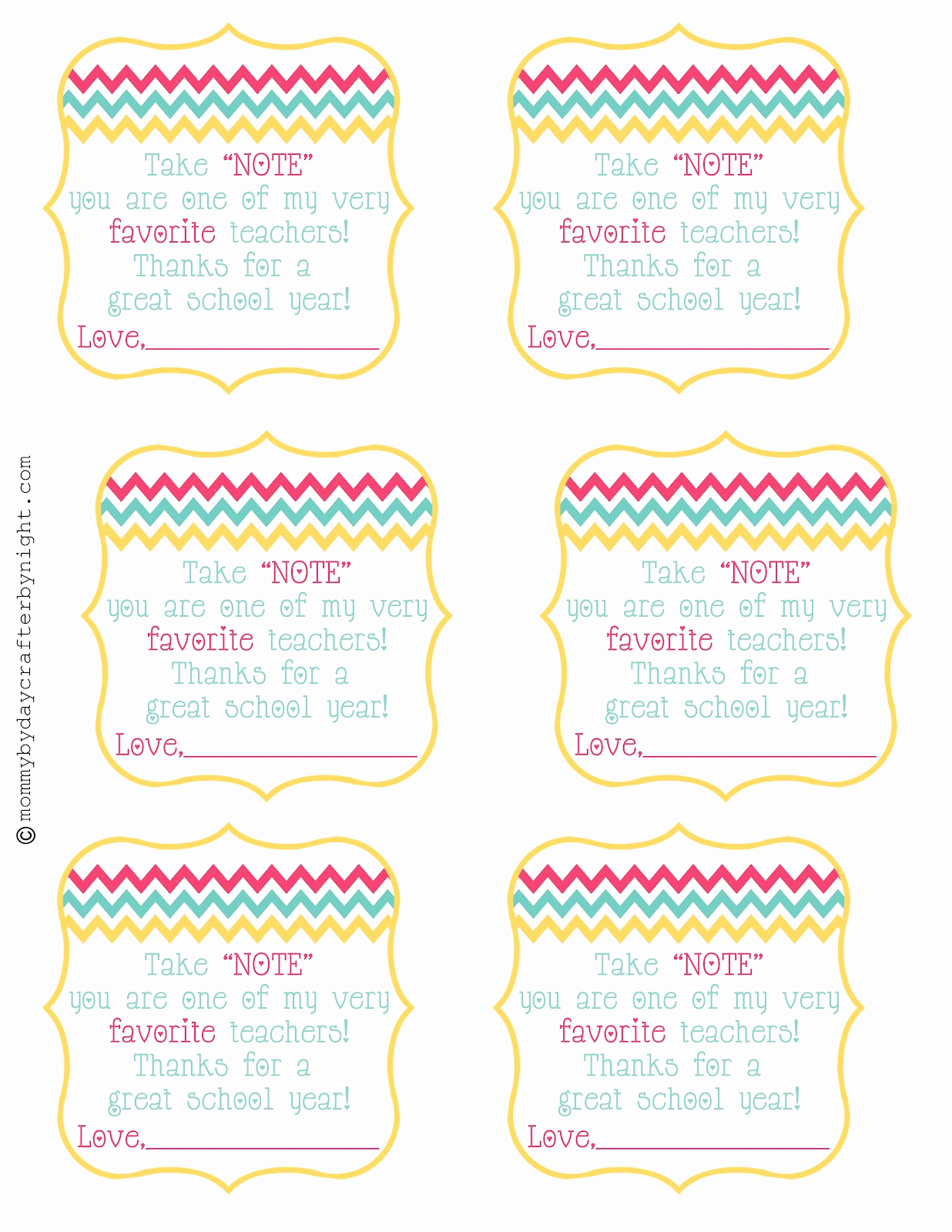 Free Thank You Note Template Beautiful Teacher T Idea Free Printable Teacher Appreciation