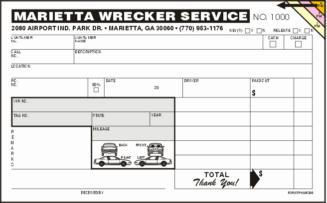 Free towing Invoice Template Elegant Free tow Truck Templates