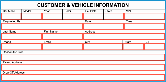 Free towing Invoice Template Unique Free towing Invoice Template Pdf Word