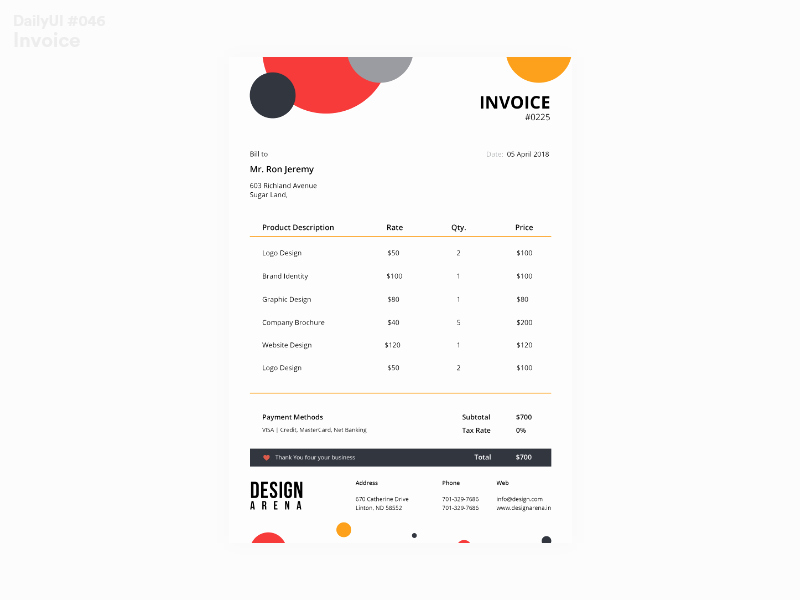 Freelance Graphic Design Invoice Template Awesome 6 Free Graphic Design Invoice Templates and Examples to