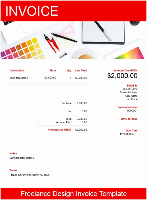 Freelance Graphic Design Invoice Template Best Of Freelance Design Invoice Templates Free Download