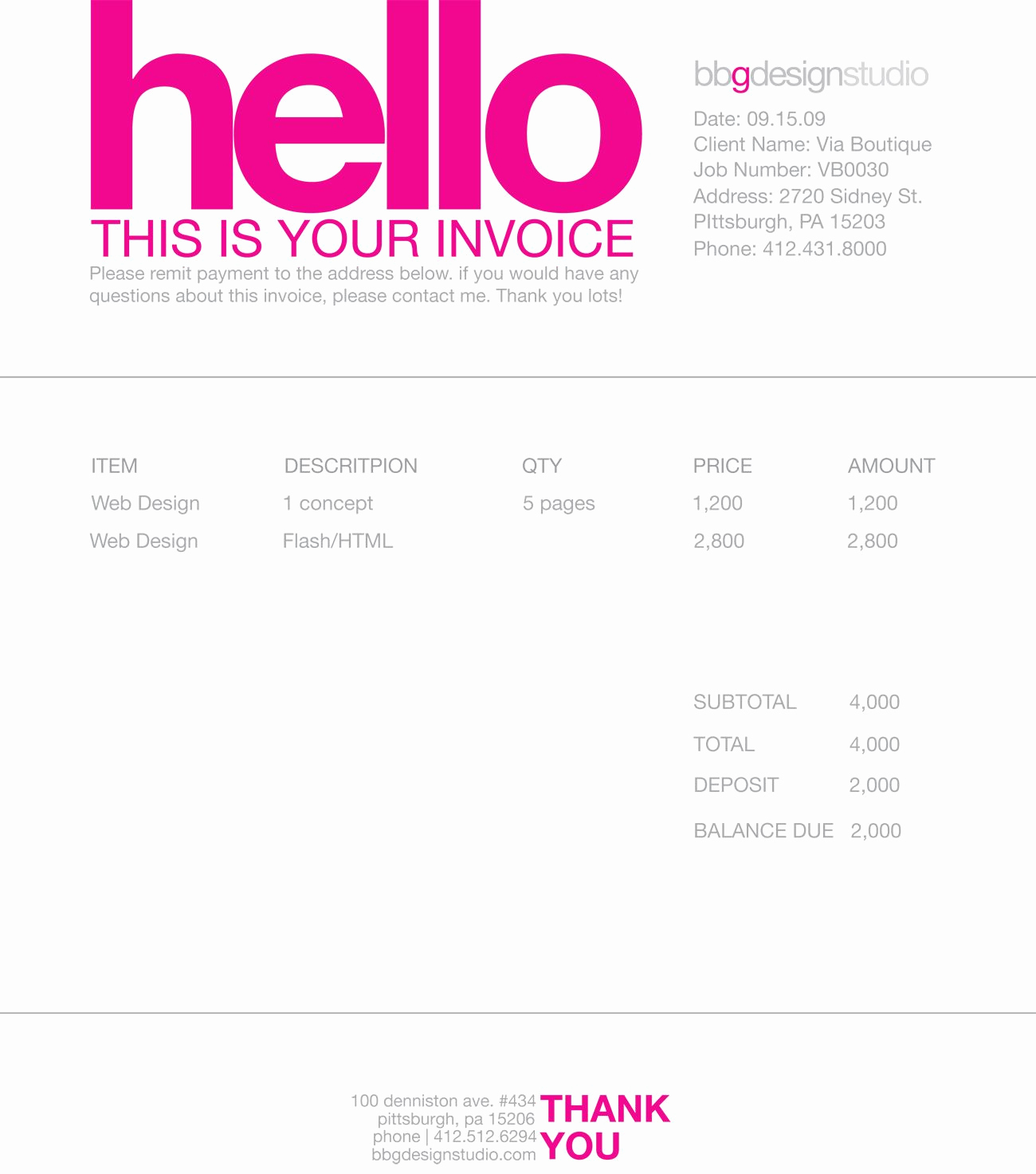 Freelance Graphic Design Invoice Template Fresh Invoice Like A Pro Design Examples and Best Practices