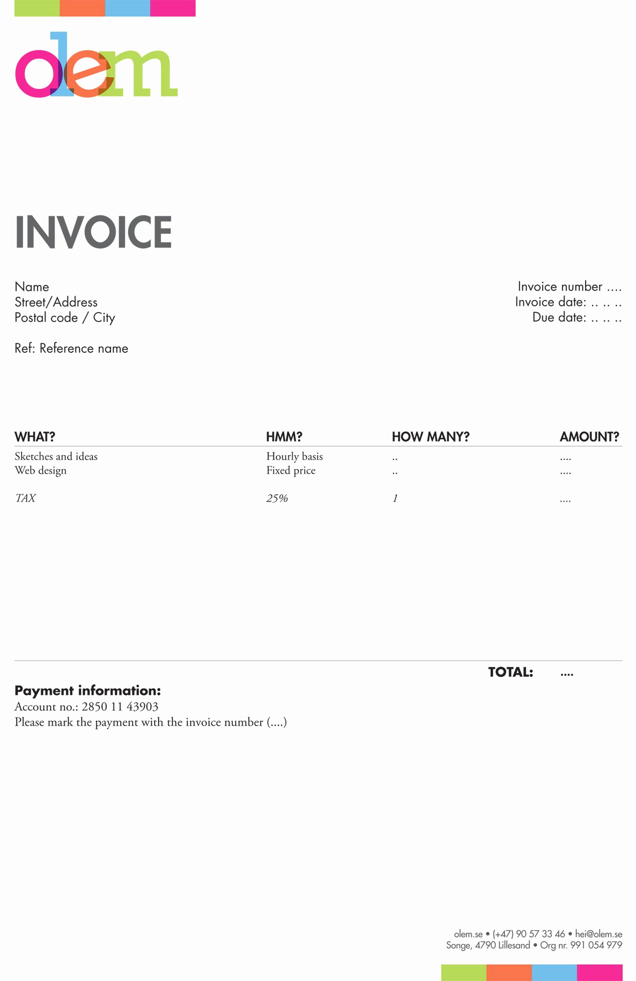 Freelance Graphic Design Invoice Template Inspirational Invoice Like A Pro Design Examples and Best Practices