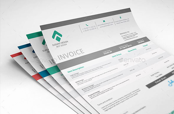 Freelance Graphic Design Invoice Template Unique 37 Best Psd Invoice Templates for Freelancer – Bashooka