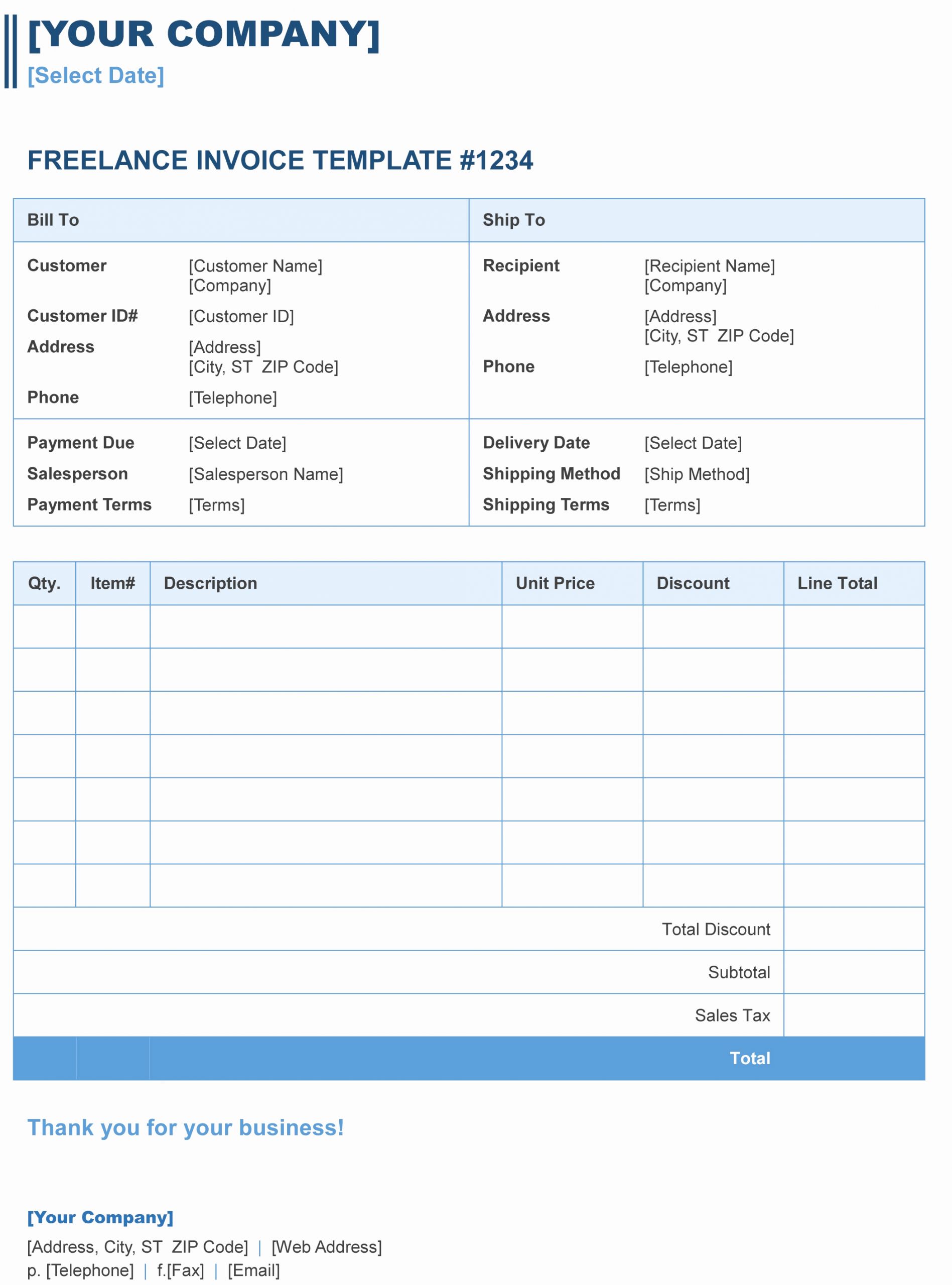 Freelance Writing Invoice Template Unique Freelance Invoice Template Excel