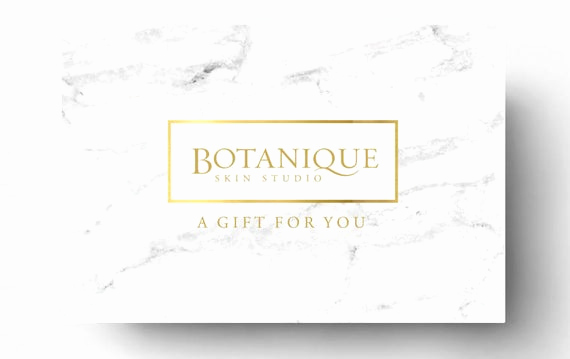 Full Page Gift Certificate Template Elegant Pre Made Gift Card Template Spa Gift Certificate Boutique