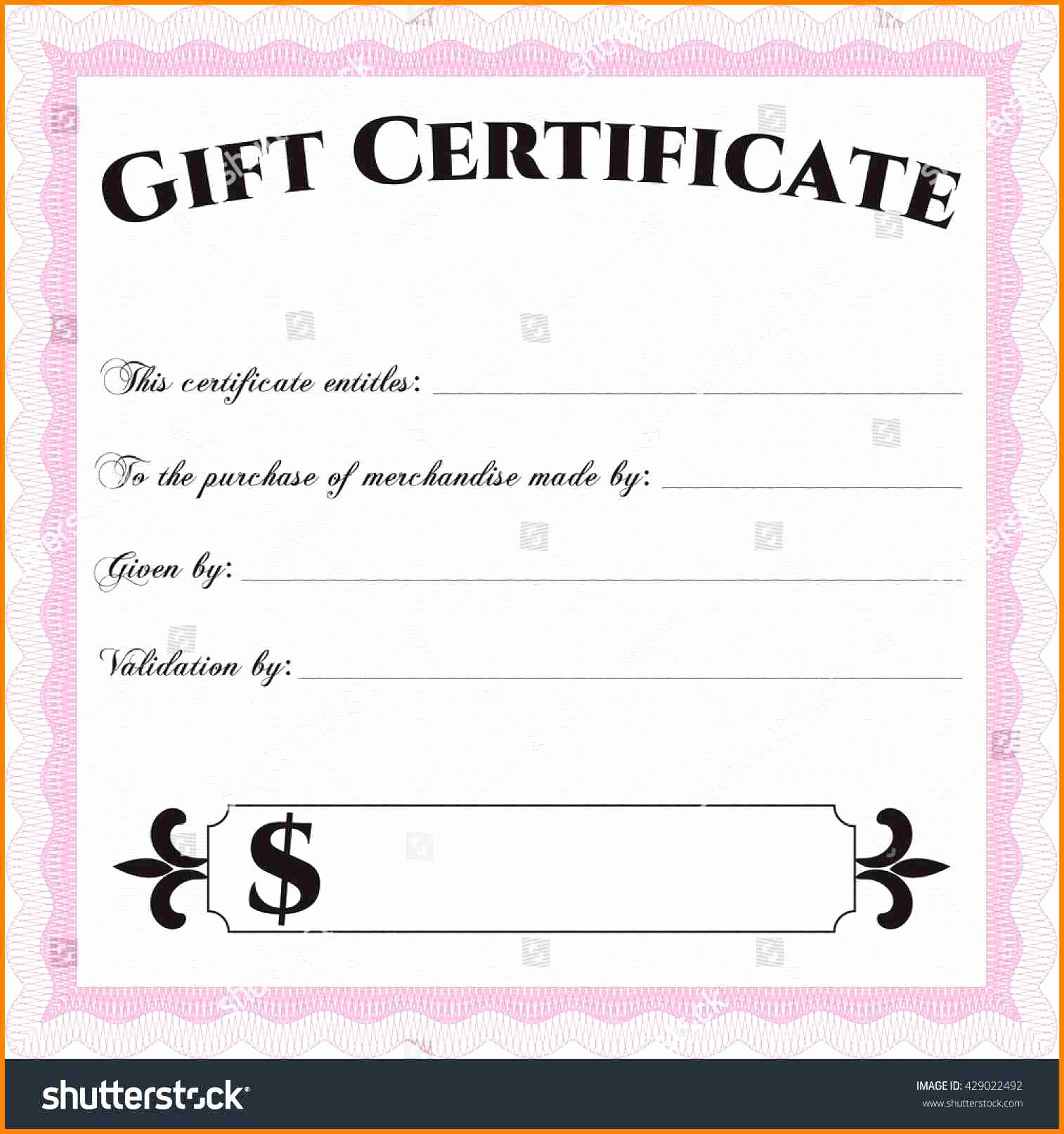 Funny Gift Certificate Template Elegant Prize Voucher Template