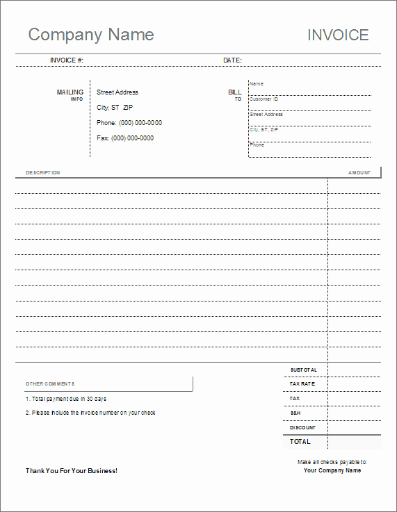 Generic Invoice Template Word Elegant 10 Simple Invoice Templates Every Freelancer Should Use