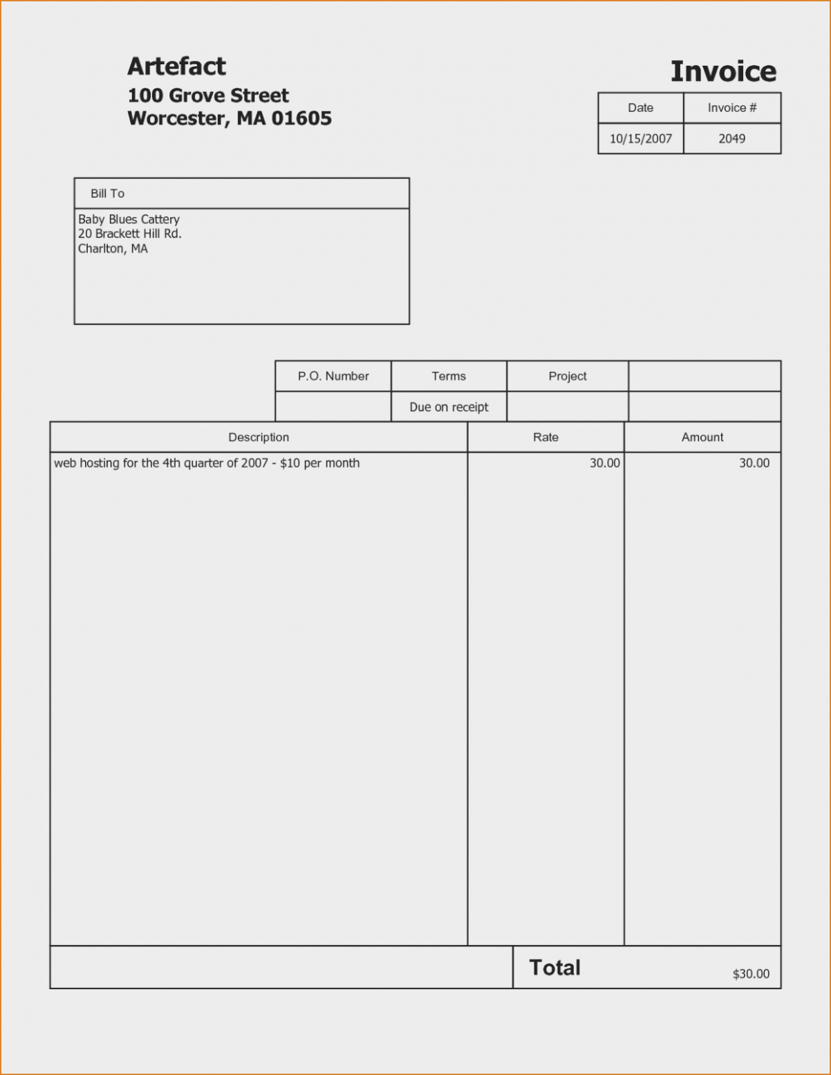 Generic Invoice Template Word Elegant Everything You Need to