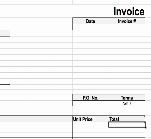 Generic Invoice Template Word Fresh Invoice Template [templates for Open Fice Calc] — Guide 2