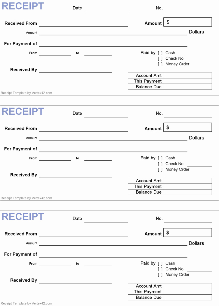 Generic Invoice Template Word Lovely Generic Receipt Template