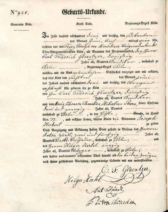 German Birth Certificate Template Fresh German Records – the National Institute for Genealogical