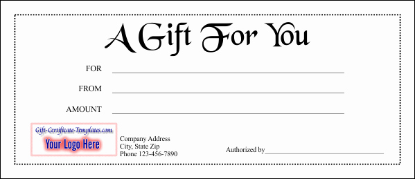 Gift Certificate Template Free Pdf Lovely Gift Certificate Template 1