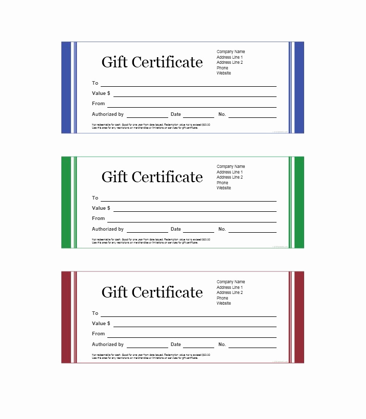 Gift Certificate Template Printable Inspirational 31 Free Certificate Of Appreciation Templates and Letters