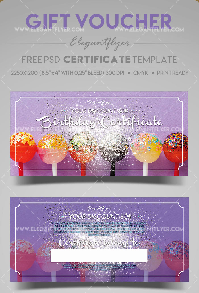 Gift Certificate Template Psd Beautiful 51 Premium &amp; Free Psd Professional Gift Certificates